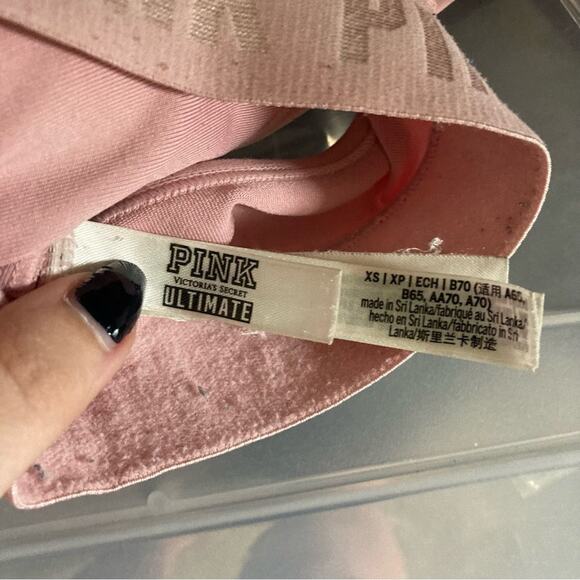 Xs Victoria’s Secret pink ultimate sports bra with removable padding - Picture 5 of 5